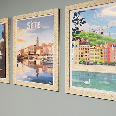 Le Calypso, Magnifique Appartement Piscine Et Vue Somptueuse 세테 외부 사진