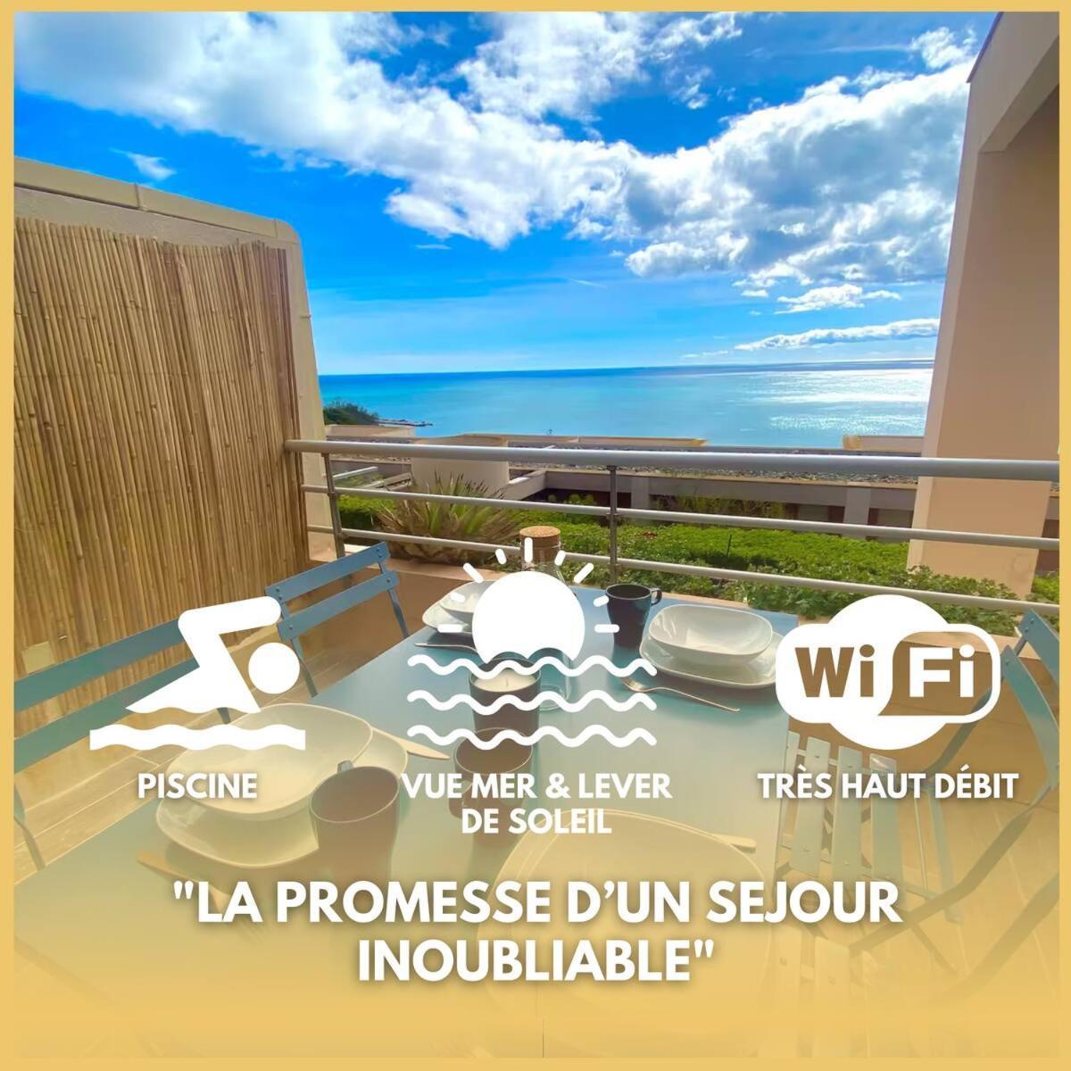 Le Calypso, Magnifique Appartement Piscine Et Vue Somptueuse 세테 외부 사진